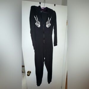 Black Skeleton Onesie
